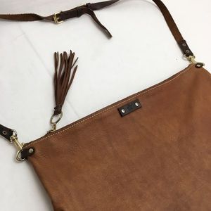 Women’s Simple Boho Leather Crossbody Bag